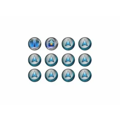 Infinity Tokens Regular (12) Blue