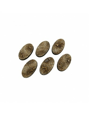 Wasteland Bases, Oval 60mm (4) 3 Wasteland Bases, Oval 60mm (4)