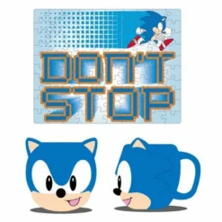 Sonic The Hedgehog Mug Et Puzzle Set Sonic