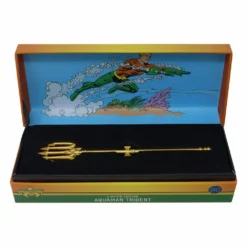FANATTIK Aquaman Réplique Miniature Trident (plaqué Or)