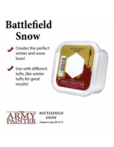 Army Painter - Flocages - Battlefield Snow 3 Army Painter - Flocages - Battlefield Snow