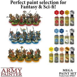 Army Painter - Warpaints Mega Paint Set III -Magasin De Jouets army painter starter peinture warpaints mega paint set iii new 63f86becd85e5