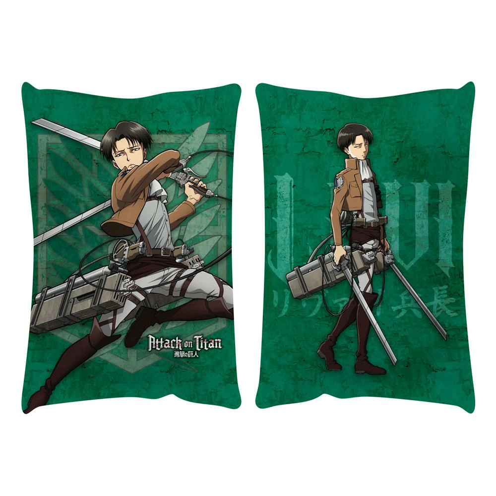 Attack On Titan Oreiller Levi 50 X 35 Cm 3 Attack On Titan Oreiller Levi 50 X 35 Cm