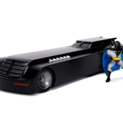 Jada Toys Batman Animated Series 1/24 Batmobile Métal Metals Avec Figurine