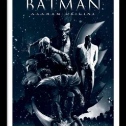 Batman Arkham Origins - Montage - Impression Encadrée 30x40cm