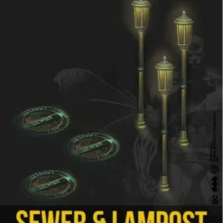 Batman - Sewer & Lamppost Resin Set