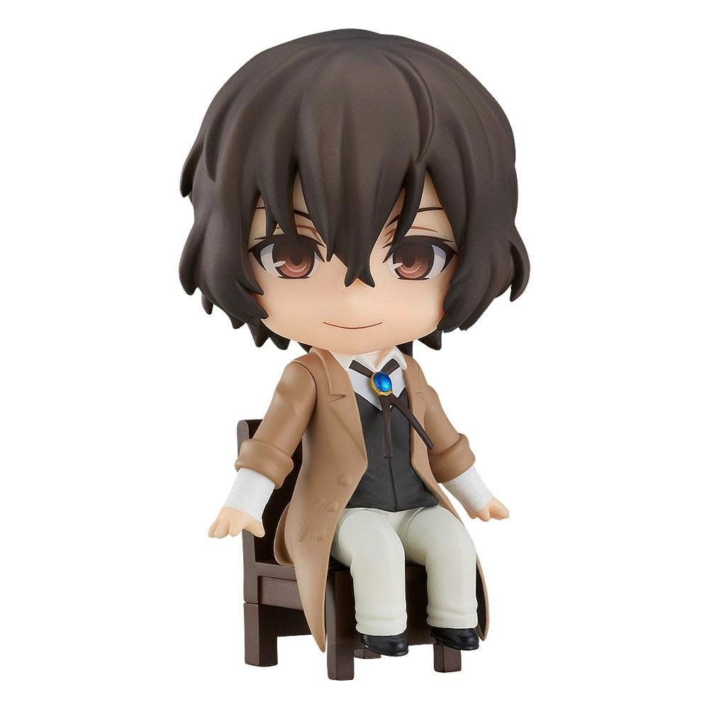 Bungo Stray Dogs Figurine Nendoroid Swacchao! Osamu Dazai 9 Cm 3 Bungo Stray Dogs Figurine Nendoroid Swacchao! Osamu Dazai 9 Cm