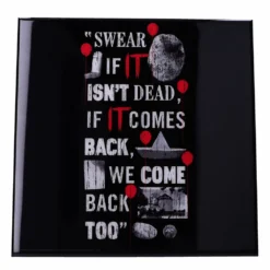 NEMESIS NOW Ça : Chapitre 2 Décoration Murale Crystal Clear Picture If It Comes Back 32 X 32 Cm