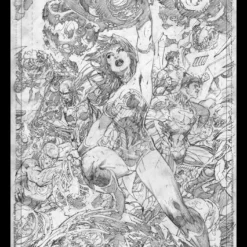 FANATTIK Dc Comics Lithographie Wonder Woman Comic Book Art Print 42 X 30 Cm