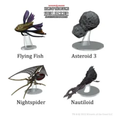 Wizkids D&d Icons Of The Realms Spelljammer Adventures In Space Miniatures Prépaintes Ship Scale - Wildspace Ambush