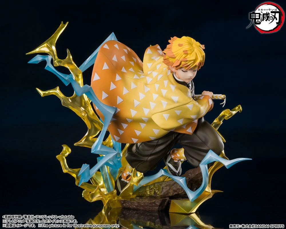 Demon Slayer Statuette PVC FiguartsZERO Zenitsu Agatsuma Thunderclap And Flash 15 Cm 7 Demon Slayer Statuette PVC FiguartsZERO Zenitsu Agatsuma Thunderclap And Flash 15 Cm – Image 5