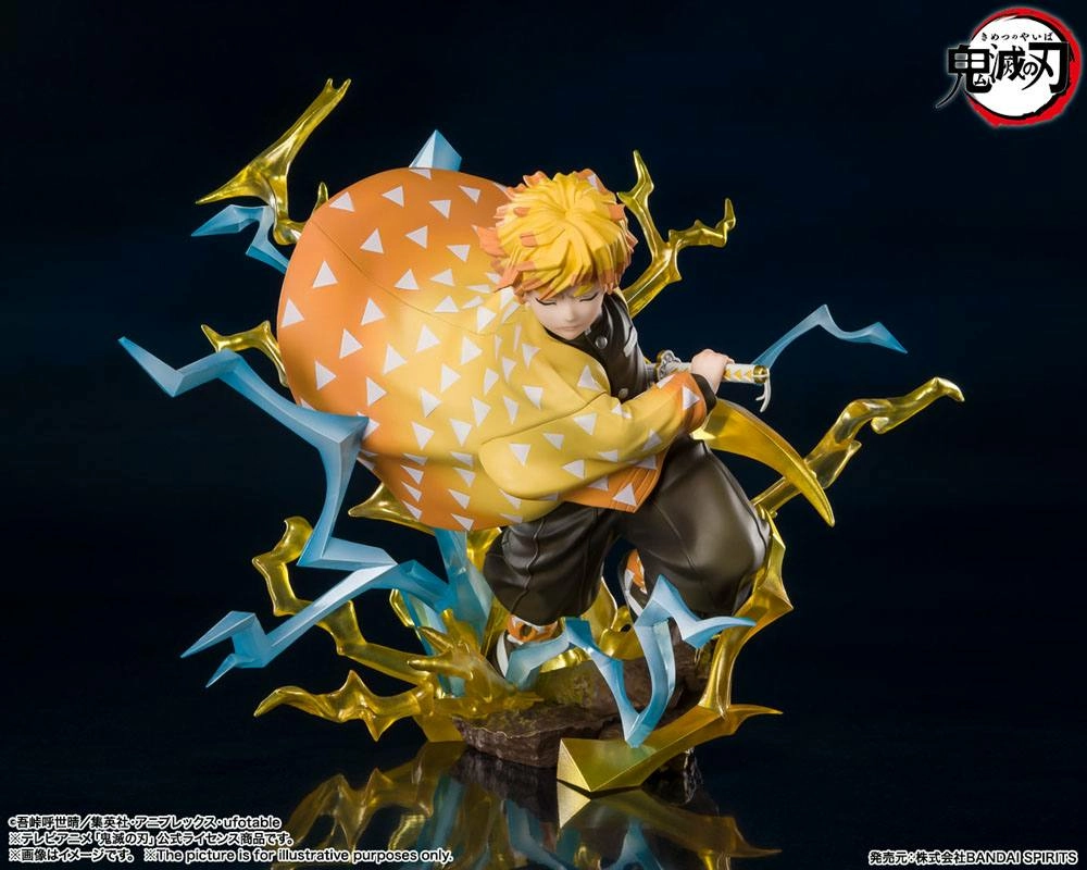 Demon Slayer Statuette PVC FiguartsZERO Zenitsu Agatsuma Thunderclap And Flash 15 Cm 8 Demon Slayer Statuette PVC FiguartsZERO Zenitsu Agatsuma Thunderclap And Flash 15 Cm – Image 6