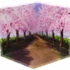 Dioramansion 200 Pour Figurines Nendoroid Et Figma Cherry Blossom Road