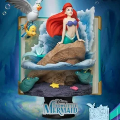 BEAST KINGDOM Disney Diorama Pvc D-stage Story Book Series Ariel 15 Cm