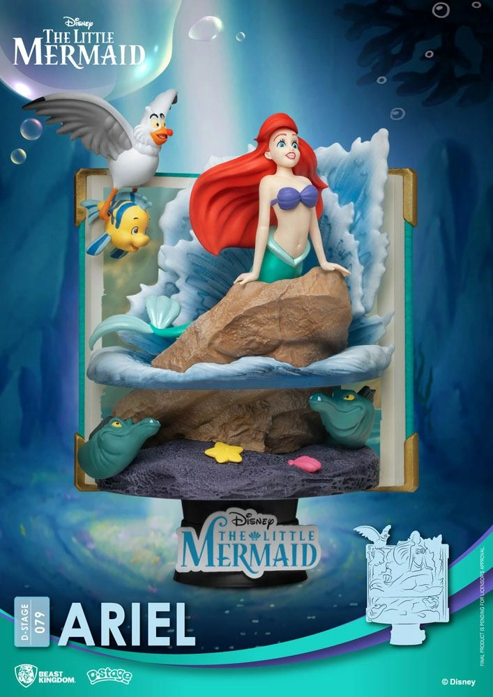 BEAST KINGDOM Disney Diorama Pvc D-stage Story Book Series Ariel 15 Cm 3 BEAST KINGDOM Disney Diorama Pvc D-stage Story Book Series Ariel 15 Cm