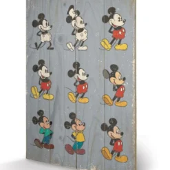 Pyramid International DISNEY - Impression Sur Bois 40X59 - Mickey Mouse Evolution Color