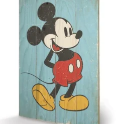 Pyramid International DISNEY - Impression Sur Bois 40X59 - Mickey Mouse Retro