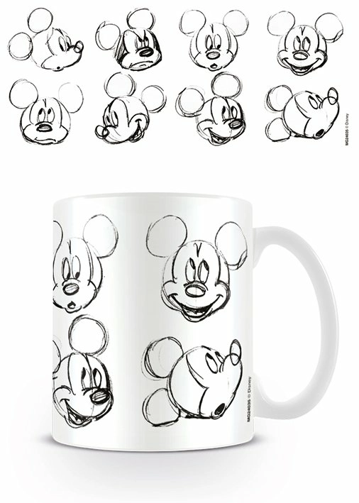 Pyramid International Disney - Mug - 300 Ml - Mickey Mouse Sketch Faces 4 Pyramid International Disney - Mug - 300 Ml - Mickey Mouse Sketch Faces – Image 2