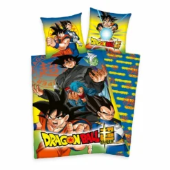 Herding Dragon Ball Super Parure De Lit Character 135 X 200 Cm / 80 X 80 Cm