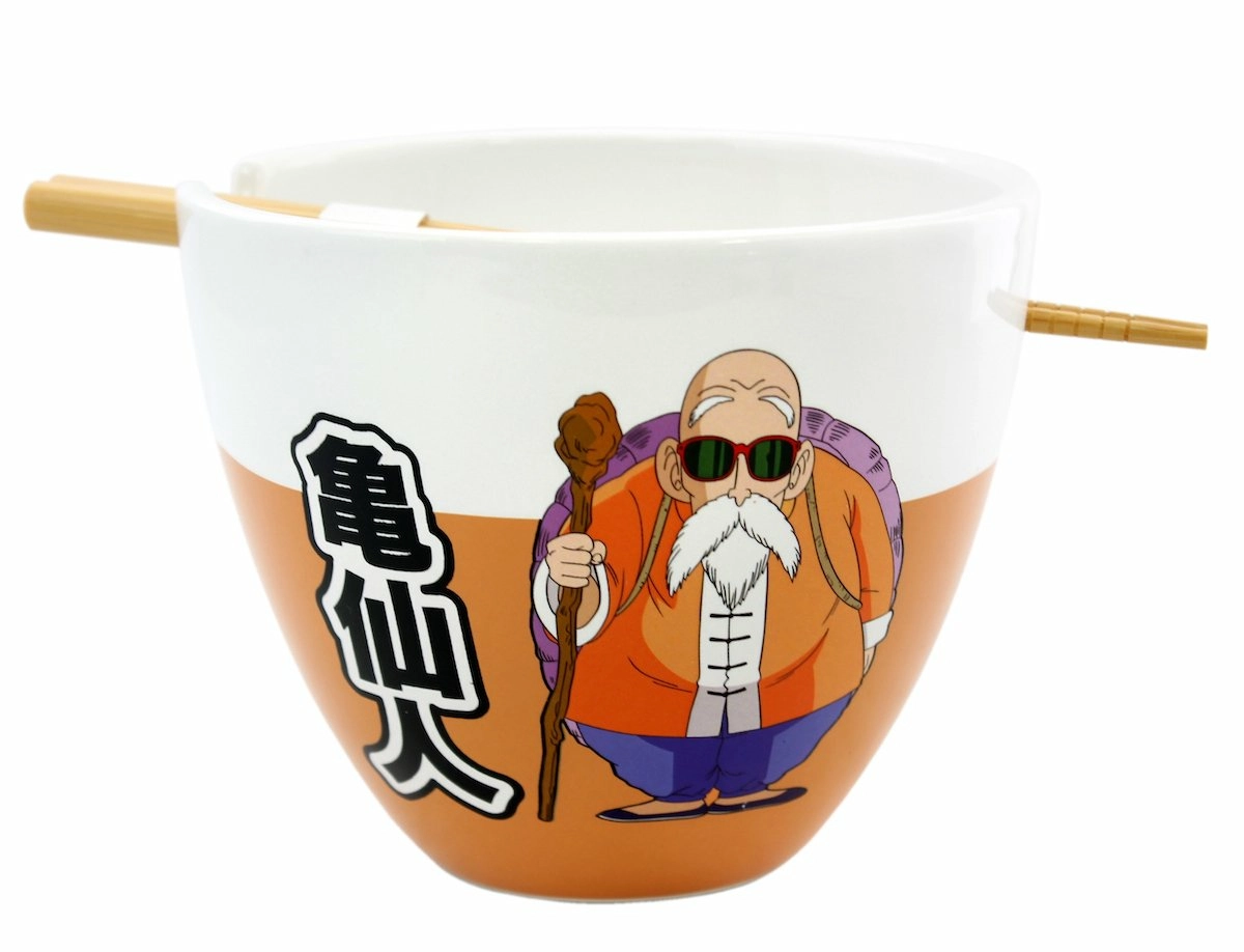 Dragon Ball Z - Bol à Ramen Avec Baguette 470ml - Roshi 3 Dragon Ball Z - Bol à Ramen Avec Baguette 470ml - Roshi