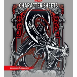 Wizards Of The Coast Dungeons & Dragons Rpg Feuilles De Personnage (24) Anglais
