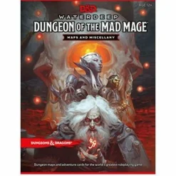Wizards Of The Coast Dungeons & Dragons Rpg Waterdeep: Dungeon Of The Mad Mage - Maps & Miscellany Anglais