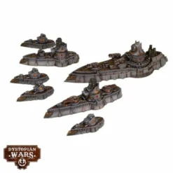 Dystopian Wars: Borodino Battlefleet Set