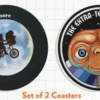 Half Moon Bay E.t. - Set De 2 Sous-verres En Céramique -Magasin De Jouets et set de 2 sous verres en ceramique