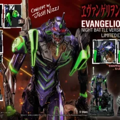 Evangelion Statuette Evangelion Test Type 01 Night Battle Version Concept By Josh Nizzi 67 Cm