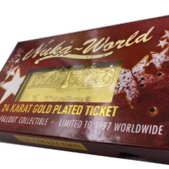 FANATTIK Fallout - Nuka World - Ticket Plaqué Or 24k Collector 8 FANATTIK Fallout - Nuka World - Ticket Plaqué Or 24k Collector -Magasin De Jouets fallout nuka world ticket plaque or 24k collector 5fabc59ae4dd9