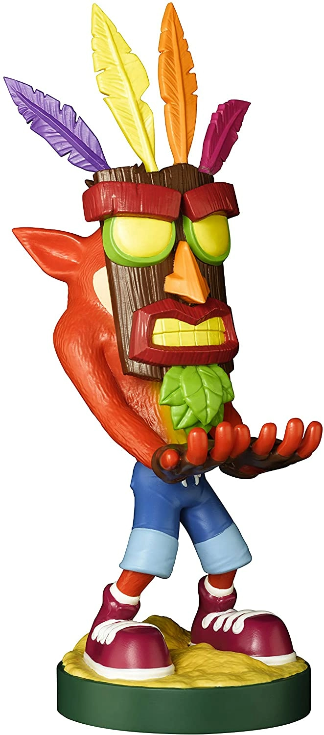 Figurine - Crash Bandicoot Aku Cable Guy - Support Manette/Téléphone 4 Figurine - Crash Bandicoot Aku Cable Guy - Support Manette/Téléphone – Image 2