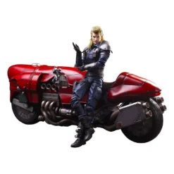 Square Enix Final Fantasy Vii Remake Play Arts Kai Figurine Et Véhicule Roche & Bike