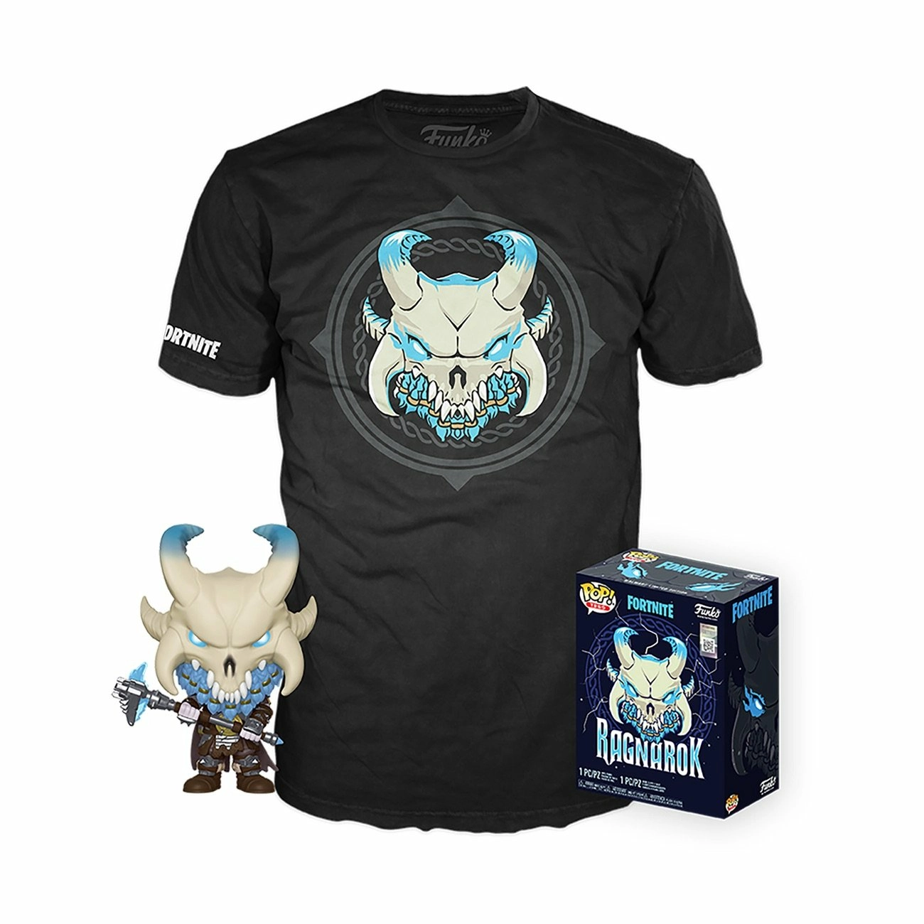 FUNKO Fortnite - Pop N° 465 Ragnarok Gitd Se + T-shirt - Xl 3 FUNKO Fortnite - Pop N° 465 Ragnarok Gitd Se + T-shirt - Xl