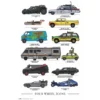 Four Wheels - Icones - Poster 61x91.5cm