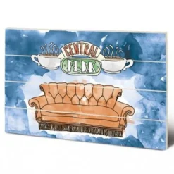 Friends - Impression Sur Bois 40x59 - Central Perk Sofa