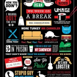 Pyramid International Friends - Poster 61x91 - Infographic