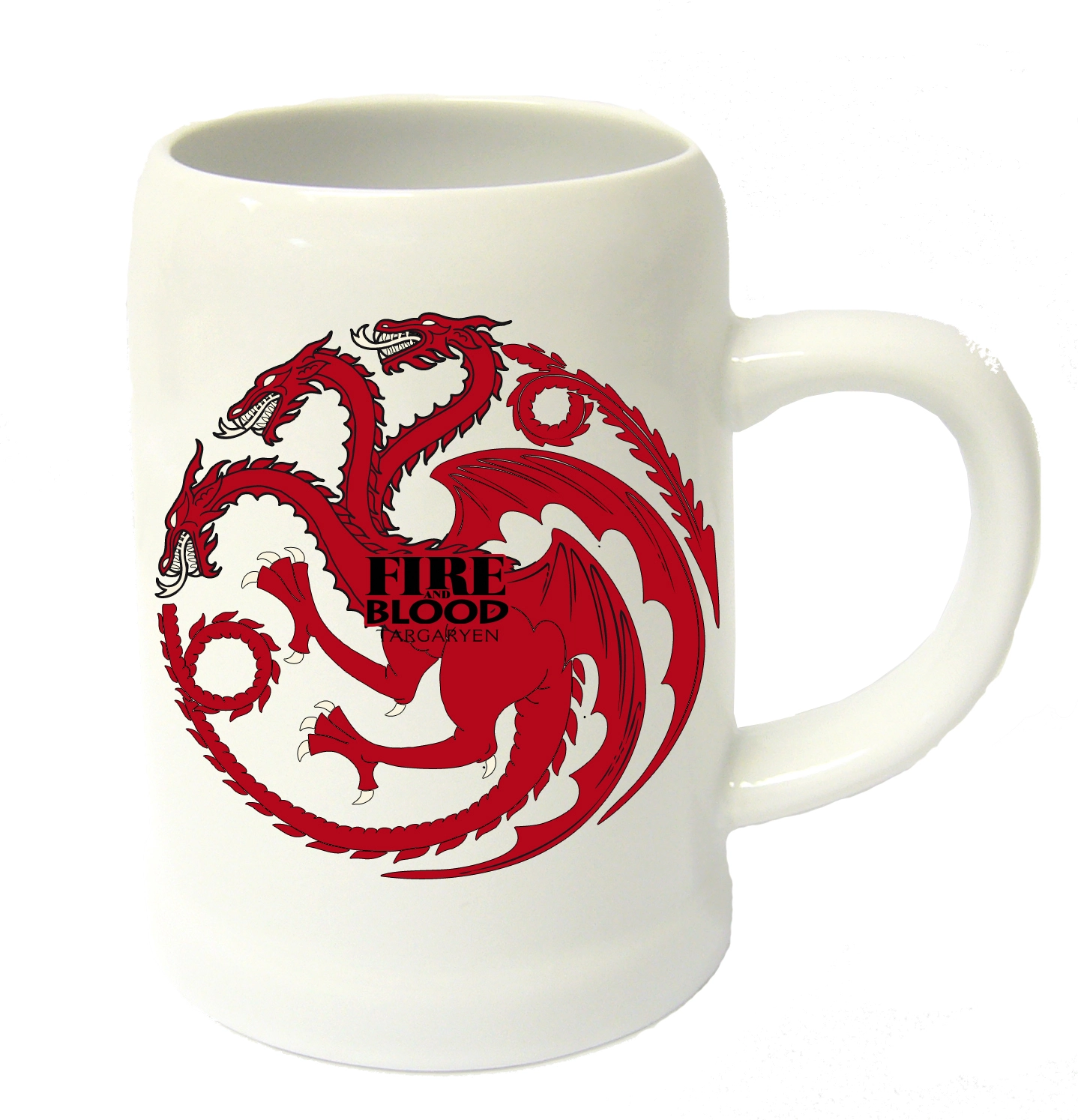 Game Of Thrones - Beer Stein - Fire And Blood Targaryen Ceramic 4 Game Of Thrones - Beer Stein - Fire And Blood Targaryen Ceramic – Image 2
