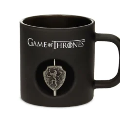 GAME OF THRONES - Mug - Lannister 3D Rotating Emblem - Black