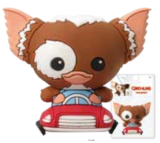 Gremlins - Gizmo Dans Voiture - Aimaint à Collectionner En Mousse 3d 3 Gremlins - Gizmo Dans Voiture - Aimaint à Collectionner En Mousse 3d
