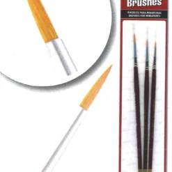 Gundam Acc - Jeu De 3 Pinceaux Ronds Toray Painter '0-1-2'