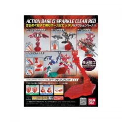 Bandai Gundam - Model Kit - Action Base 2 Clear Red
