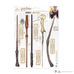 Harry Potter - Baguettes 01 - Planche De 10 Magnets En Mousse
