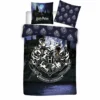 Harry Potter - Blue - Parure De Lit 140x200cm - '100% Microfibre' -Magasin De Jouets harry potter blue parure de lit 140x200cm 100 microfibre