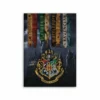 Harry Potter - Crest - Plaid Polaire 100% Microfibre 70x140cm -Magasin De Jouets harry potter crest plaid polaire 100 microfibre 70x140cm