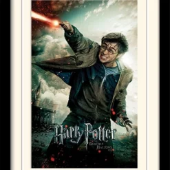 Harry Potter - Deathly Hallows Wand - Impression Encadrée 30x40