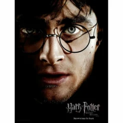 Harry Potter - Impression En Verre - Harry Face- 30x40 Cm