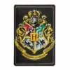 Logoshirt Harry Potter Panneau Métal 3d Hogwarts 20 X 30 Cm