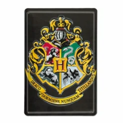 Logoshirt Harry Potter Panneau Métal 3d Hogwarts 20 X 30 Cm