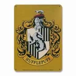 Logoshirt Harry Potter Panneau Métal Hufflepuff 15 X 21 Cm