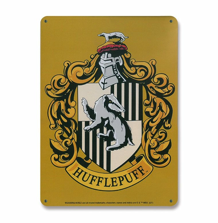 Logoshirt Harry Potter Panneau Métal Hufflepuff 15 X 21 Cm 3 Logoshirt Harry Potter Panneau Métal Hufflepuff 15 X 21 Cm